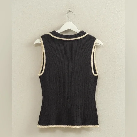 #50 CeCe Sweater Vest - Picture 2 of 3